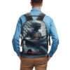 Skull And Guitar 16 inch Shoulder Backpack - Image 6