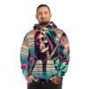 Retro Skull Unisex Hoodie - Image 3