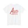 Amplify Merch Unisex Heavy Cotton Tee - Bold Red Logo T-Shirt - Image 7