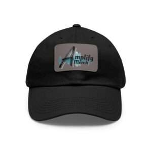 Amplify Merch Dad Hat with Leather Patch (Rectangle)
