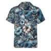 Kat-tastrophe Men's Short Sleeve Hawaiian Print Shirt with Cuban Collar - Image 3