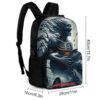 Skull And Guitar 16 inch Shoulder Backpack - Image 2