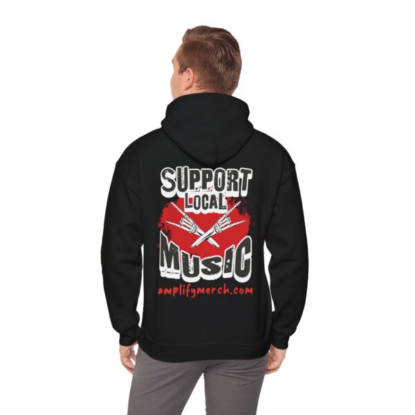 Support Local Music Hoodie | Unisex Heavy Blend Sweatshirt | Music Lover Gift |
