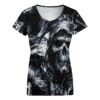 Reaper Womens V-neck Short Sleeve T-Shirt - Image 3