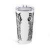 Septarian Skull Black and White Tumbler 20oz - Image 3