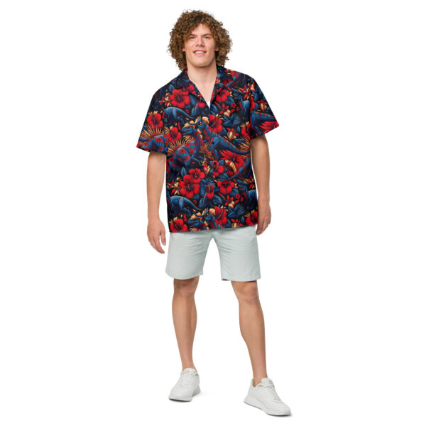 Raptor Unisex Button-Up Shirt