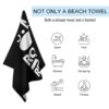 Rock for Rescues Beach Towel - Image 3