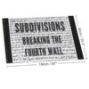 Subdivisions Flag-35"x59" - Image 2