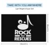 Rock for Rescues Beach Towel - Image 2