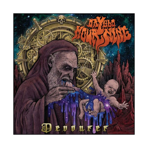 Dayglo Mourning-Devourer Album Cover Satin Art Poster