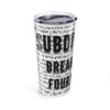 Subdivisions Breaking the 4th Wall Tumbler - Image 3