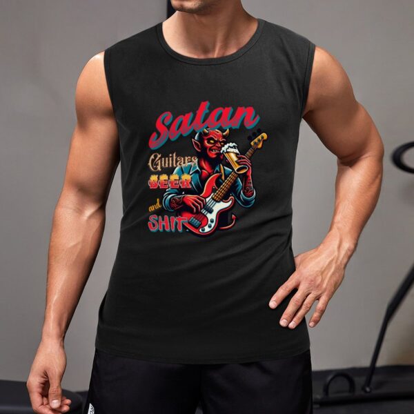 Satan Guitars Beer Mens Sleeveless Shirt