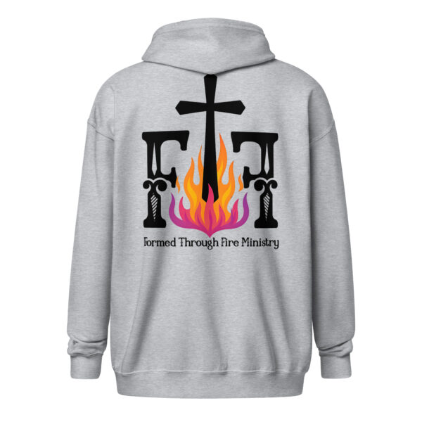 Formed Through Fire Unisex Heavy Blend Zip Hoodie