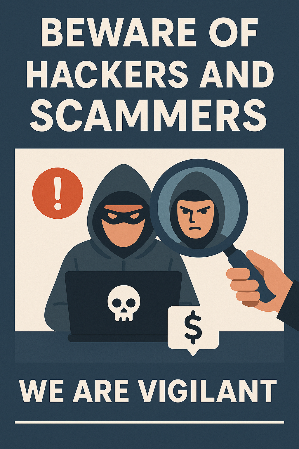 Scammers. Hackers and security,  OH My!
